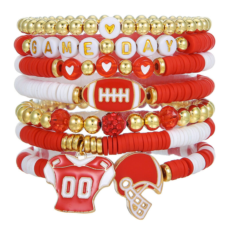 Super Bowl Rugby Game Day Polymer Multi-layer Twin - Image 2