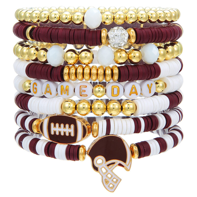 Super Bowl Rugby Game Day Polymer Multi-layer Twin - Image 3
