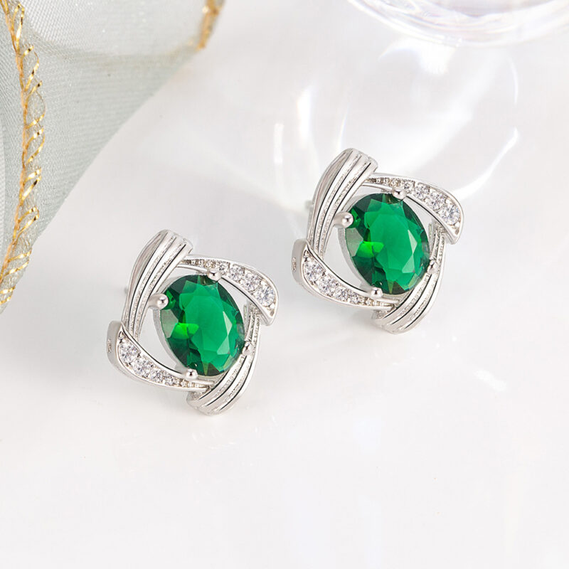 Fashion Simple Geometric Ring Stud Earrings For Women - Image 6