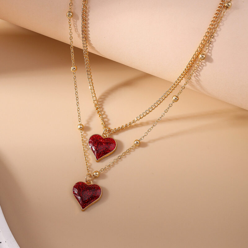 Women's Fashion Love Multi-layer Necklace - Image 5