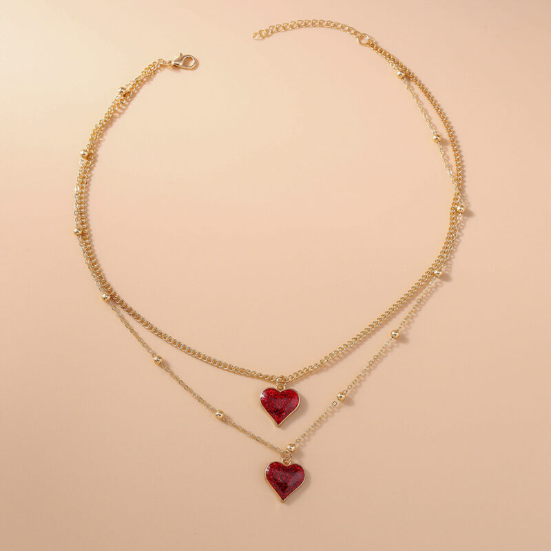 Women's Fashion Love Multi-layer Necklace - Image 6