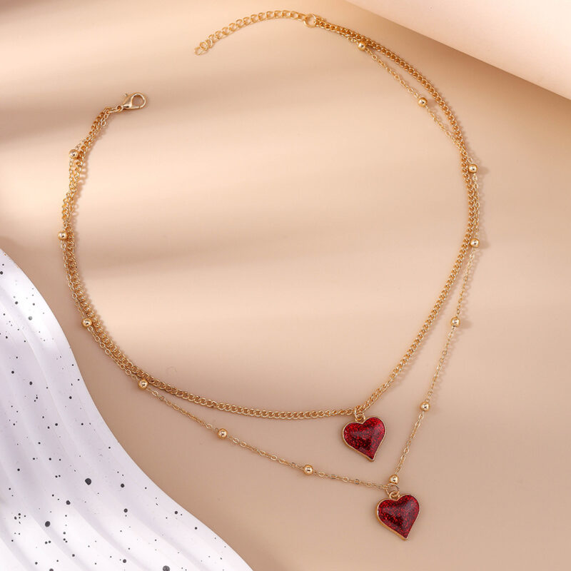 Women's Fashion Love Multi-layer Necklace - Image 4