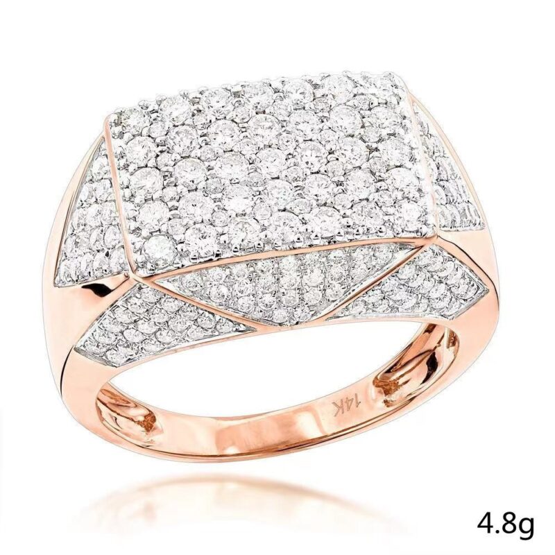 All-match Diamond Luxury Circle Ring - Image 2