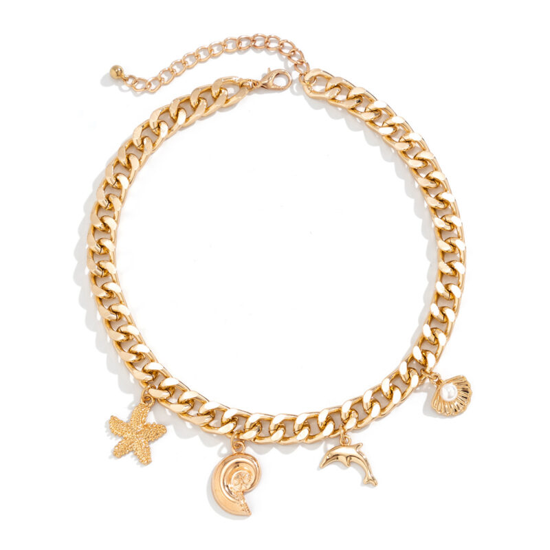 Fashion Ocean Style Pearl Bracelet And Necklace - Image 7