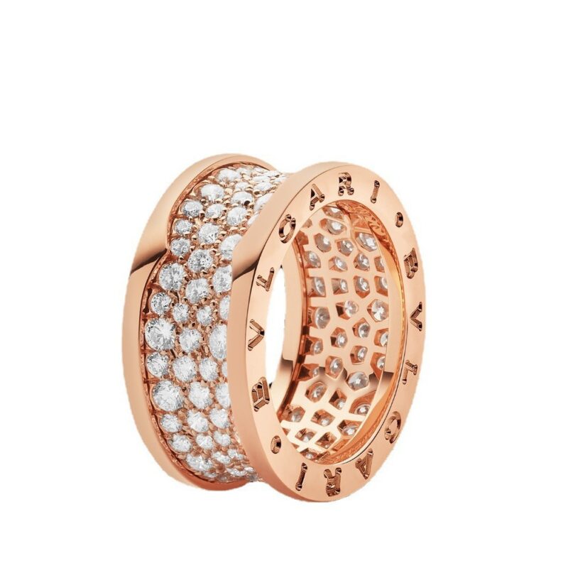 All-match Diamond Luxury Circle Ring - Image 5