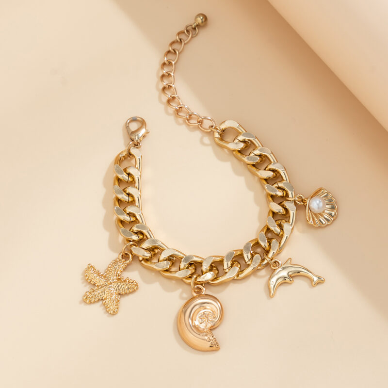 Fashion Ocean Style Pearl Bracelet And Necklace - Image 6