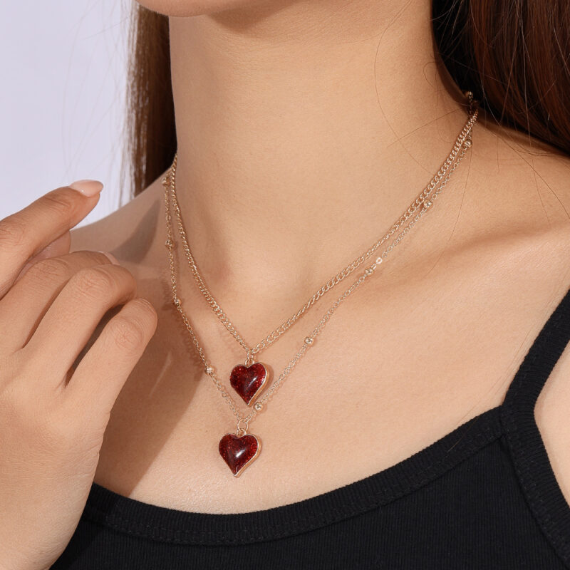 Women's Fashion Love Multi-layer Necklace - Image 3