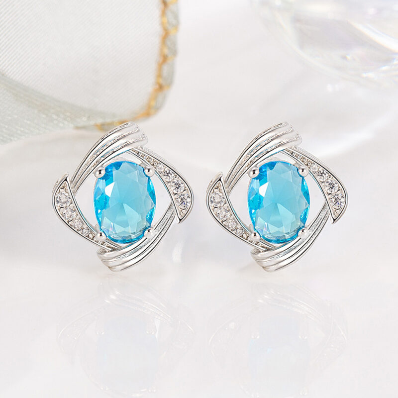Fashion Simple Geometric Ring Stud Earrings For Women - Image 3
