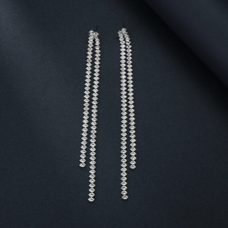 European And American Wedding Accessories Necklace Earrings - Image 4