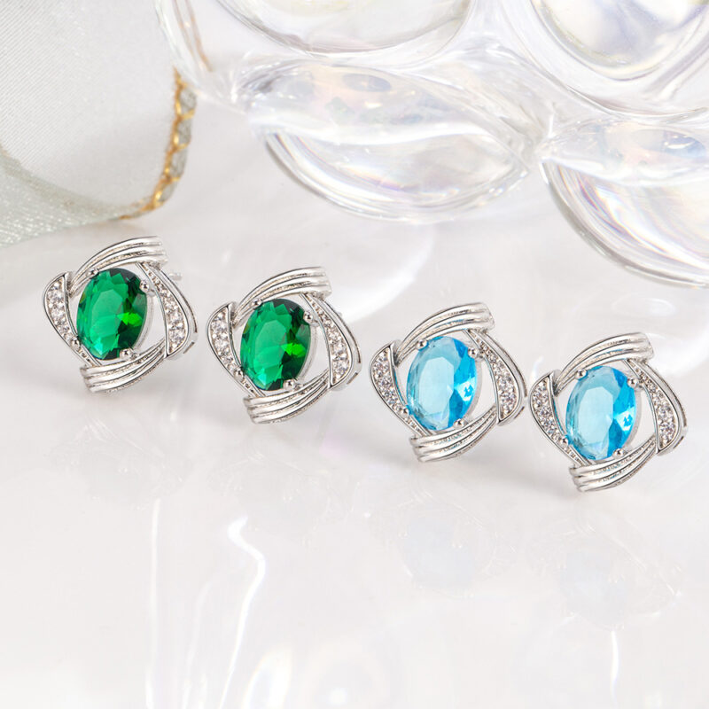 Fashion Simple Geometric Ring Stud Earrings For Women - Image 7