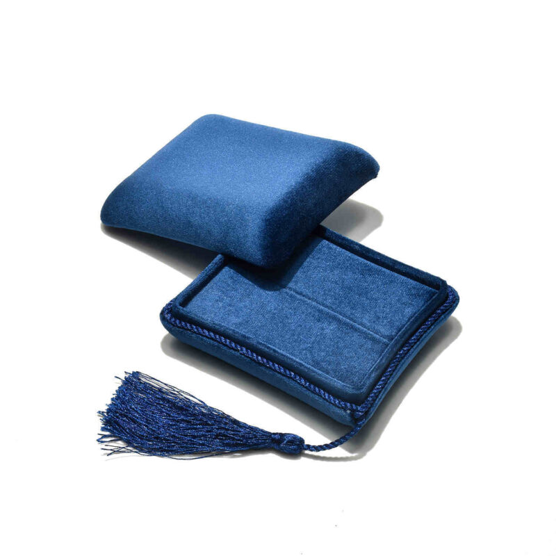 Swan Velvet Fringe Jewelry Storage Box - Image 4