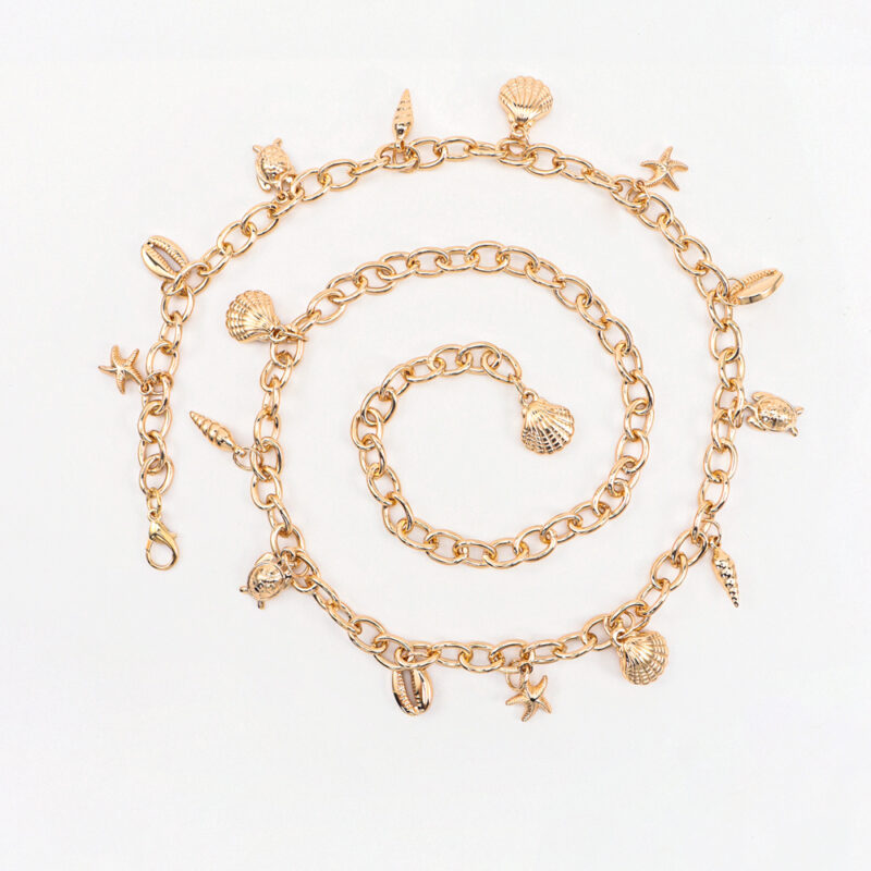 New Metal Waist Chain Summer Beach Body Chain - Image 4