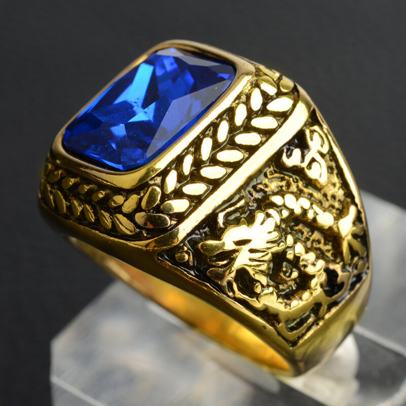 Titanium steel ring for men - Image 4