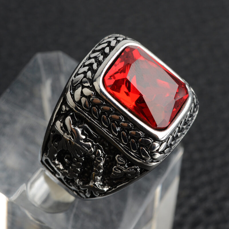 Titanium steel ring for men - Image 8