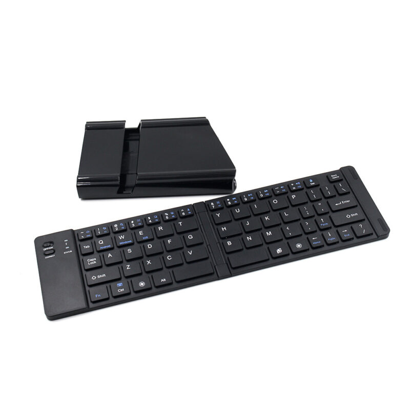 Folding Metal Bluetooth Foldable Keyboard Mini Bluetooth Wireless - Image 6