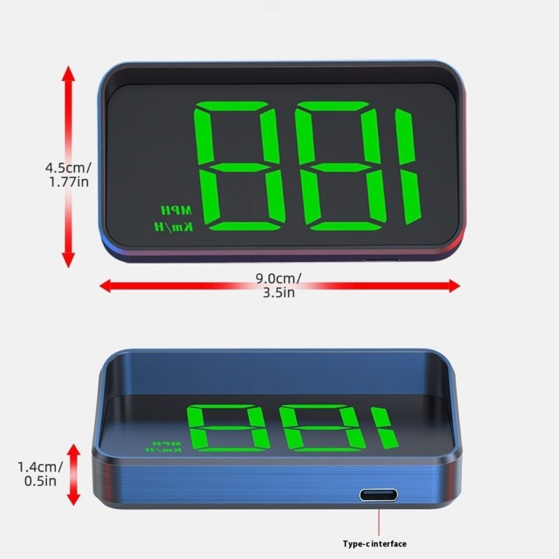New Universal Head-up Display Car GPS Velometer - Image 4