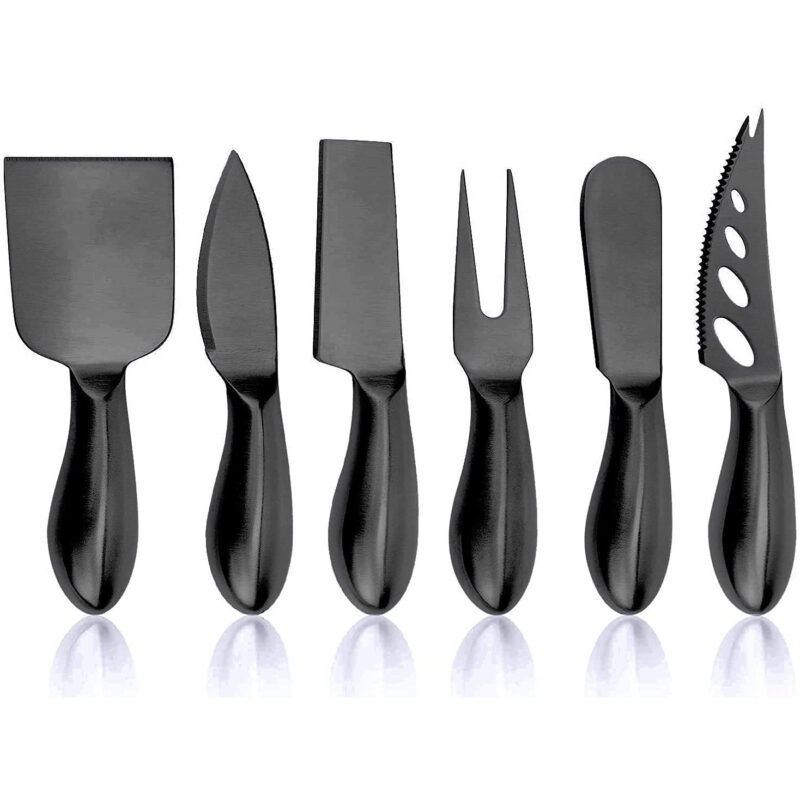 Simple Stainless Steel Cheese Knife Set - Image 4