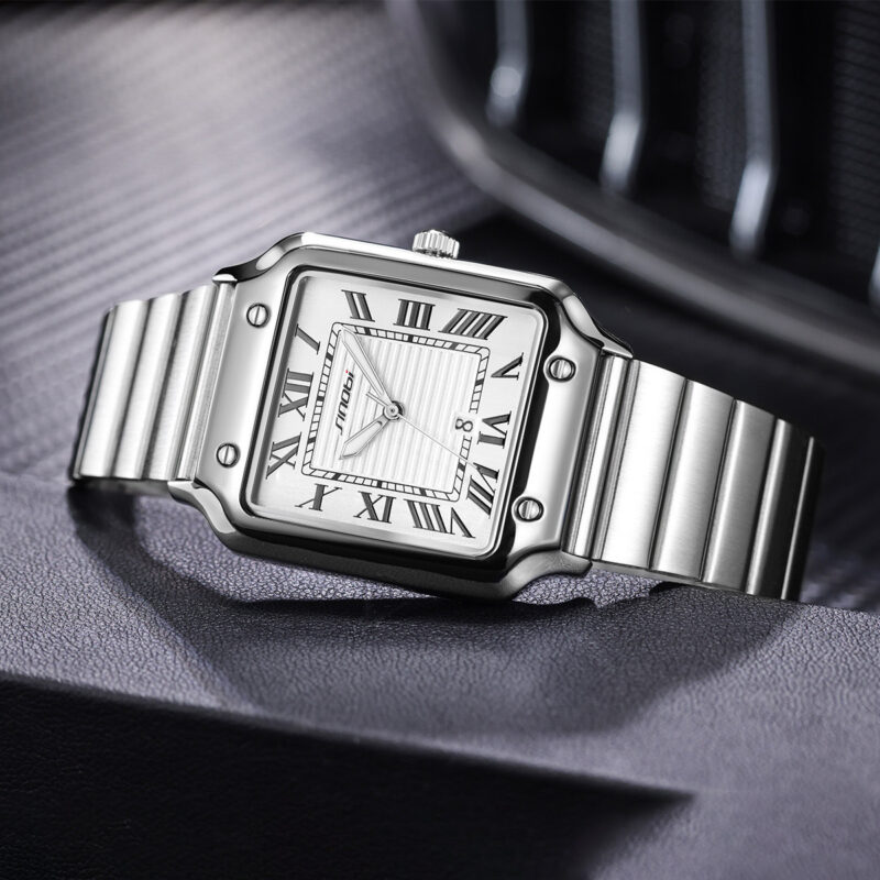 Men's Classic Roman Luminous Waterproof Steel Watch - Image 3