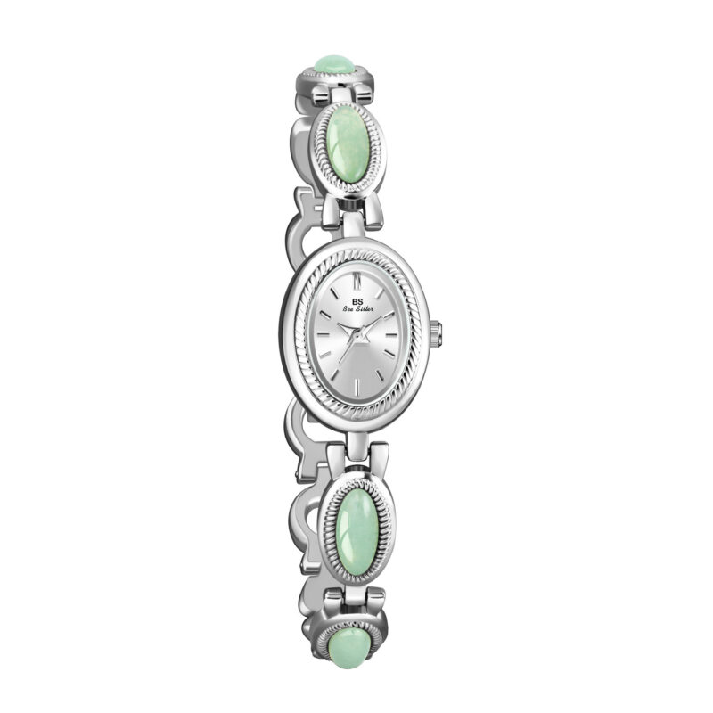 Women's Watch Ladies Bracelet Luxury Brand Waterproof Retro Natural Dongling Stone - Image 8