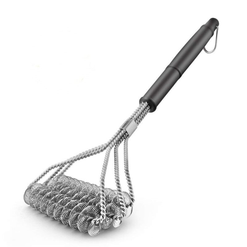 Barbecue Grill BBQ Brush Clean Tool Stainless Steel - Image 10