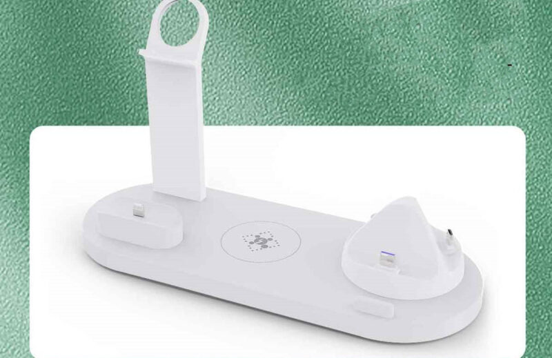 Plastic 3 In 1 Wireless Charger Stand Fast - Image 3