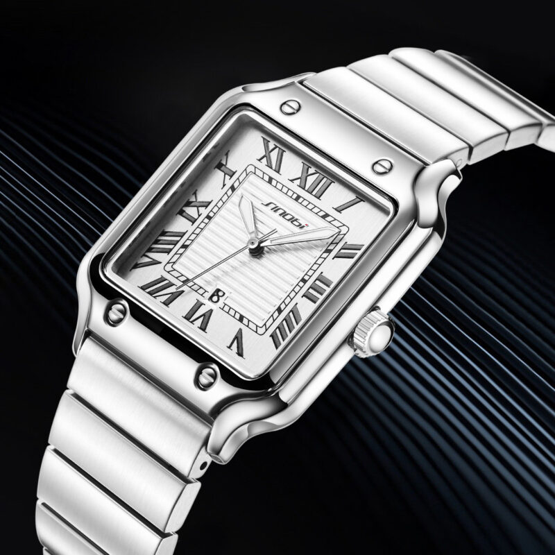 Men's Classic Roman Luminous Waterproof Steel Watch - Image 2