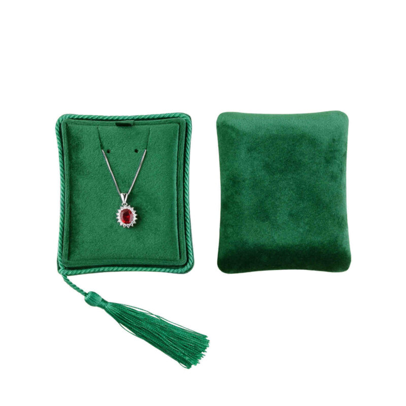Swan Velvet Fringe Jewelry Storage Box - Image 5