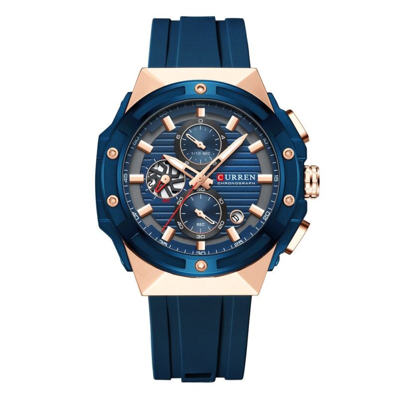 Men's Six-pin Tape Quartz Watch - Image 3