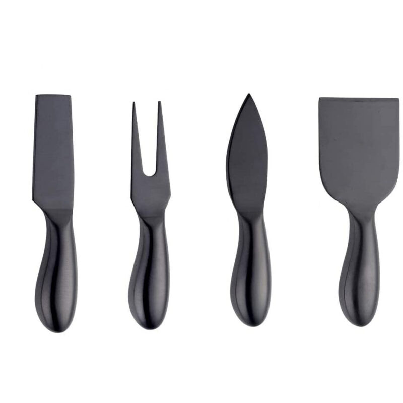 Simple Stainless Steel Cheese Knife Set - Image 5