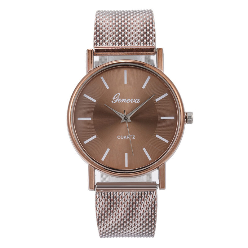 Mesh Quartz Couple Neva Watch Female - Image 10