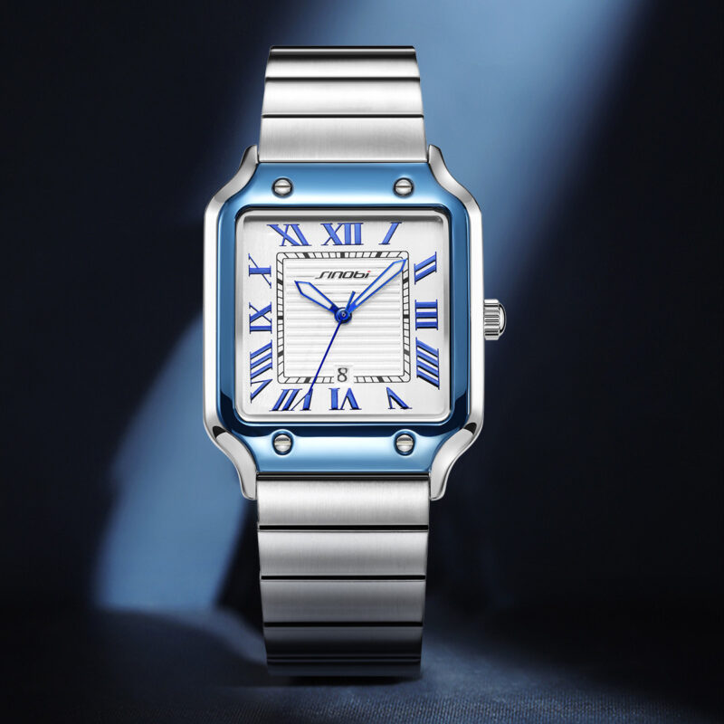 Men's Classic Roman Luminous Waterproof Steel Watch - Image 7
