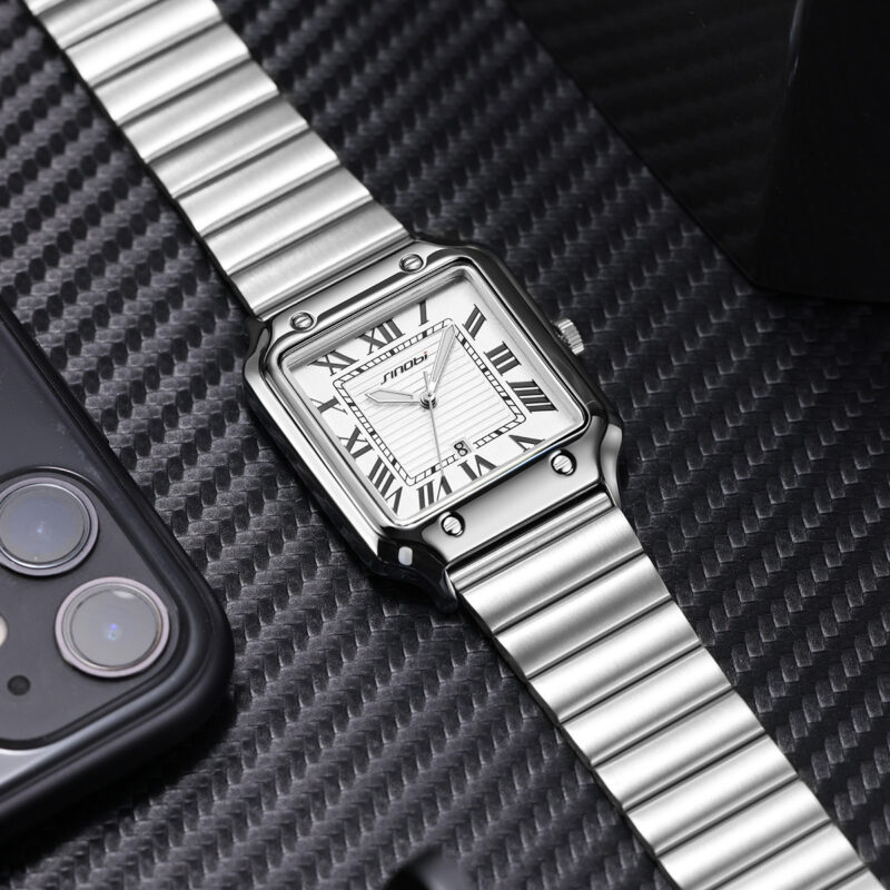 Men's Classic Roman Luminous Waterproof Steel Watch - Image 4