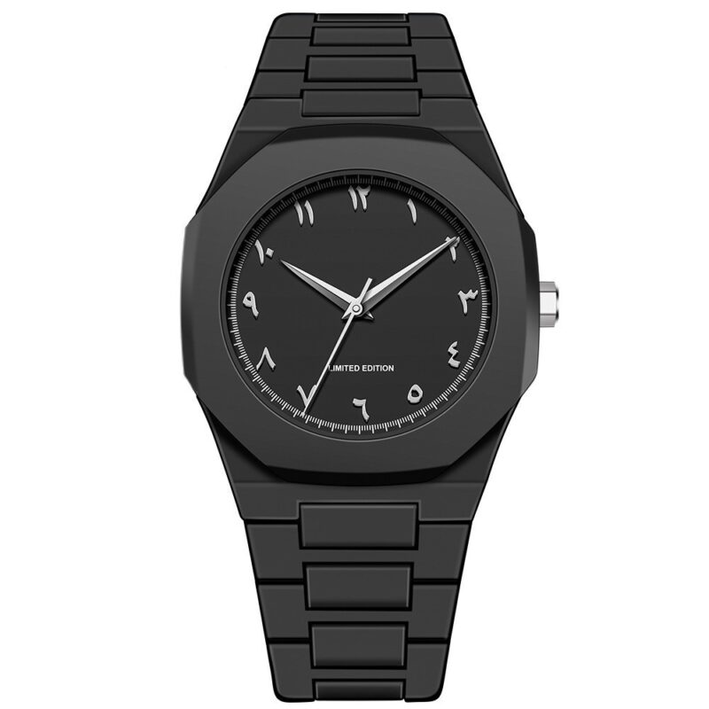 Men's Retro Arabic Digital Sports Waterproof Quartz Watch - Image 5