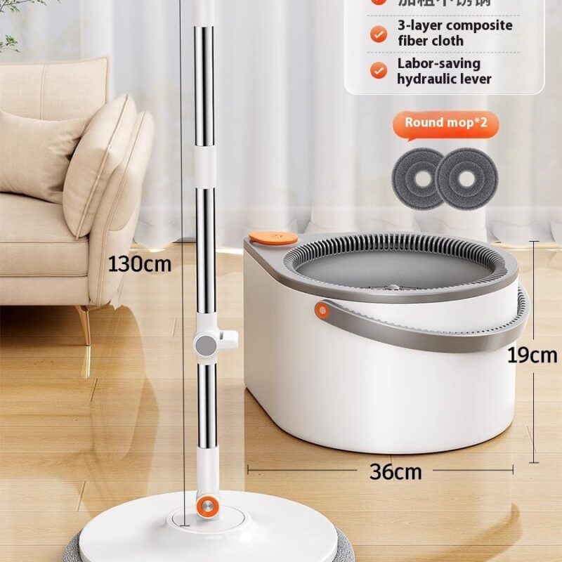 Rotating Mop Household Mop Automatic Rotating Single Barrel - Image 8