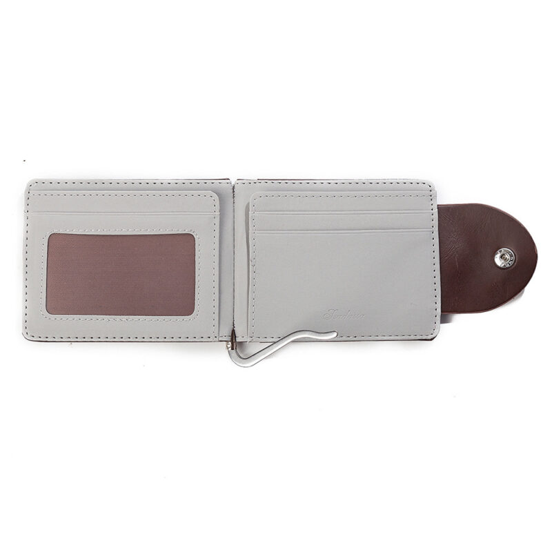 PU Leather Wallet Short Fashion Men's Wallet - Image 4