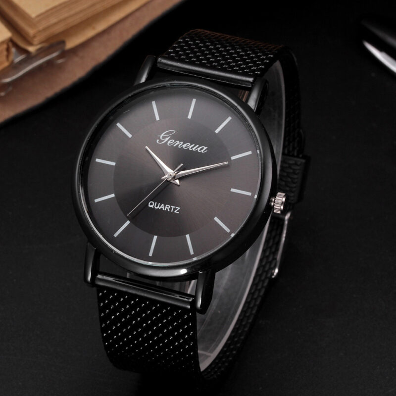 Mesh Quartz Couple Neva Watch Female - Image 4