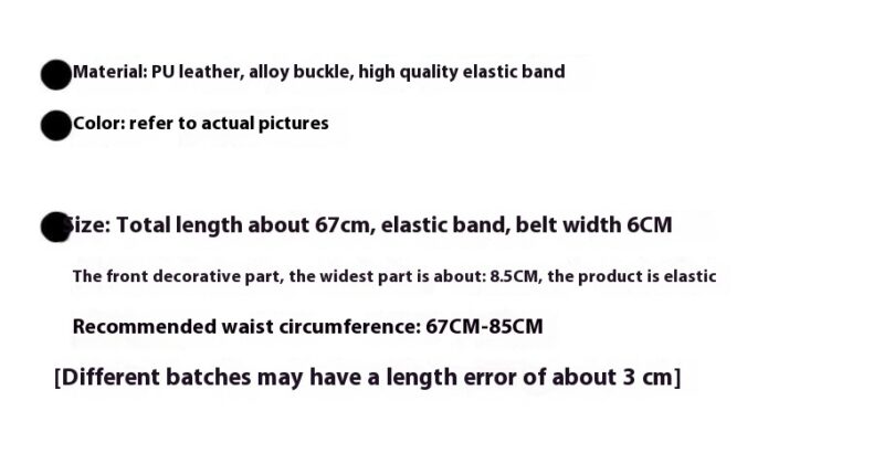 Fashion Women's Stretch Belt Accessories - Image 8