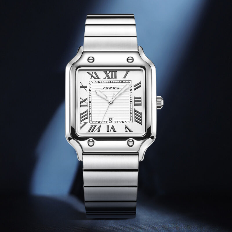 Men's Classic Roman Luminous Waterproof Steel Watch - Image 6