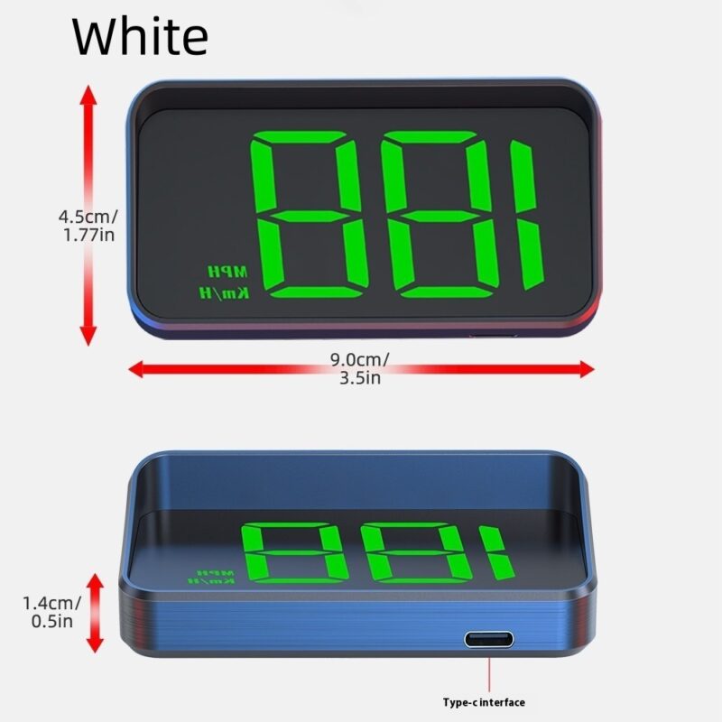 New Universal Head-up Display Car GPS Velometer - Image 6