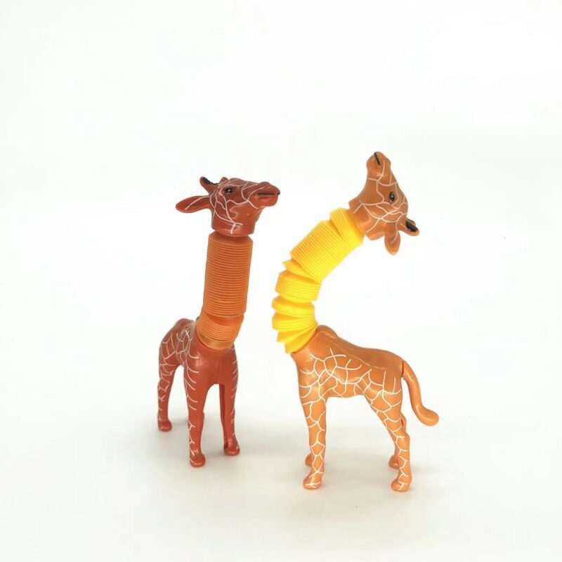 Giraffe Tubes Sensory Toys Novelty Spring Fidget Toy Stretch Tube - Image 8