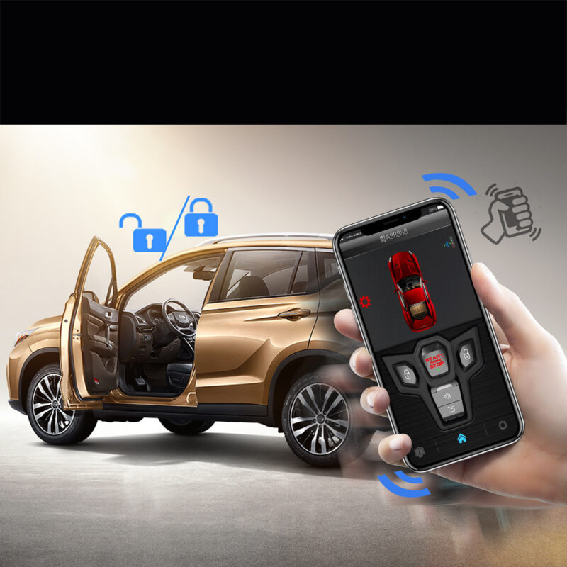Mobile Phone Control Car One-way Remote Control One Button To Start The Car Alarm - Image 3