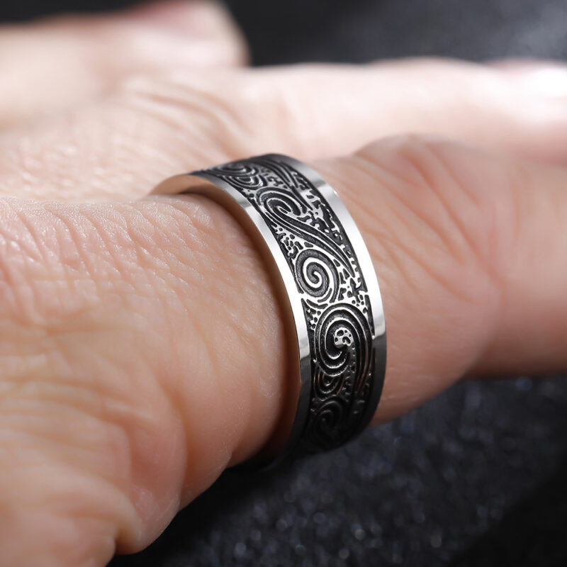 Titanium Steel Retro Men Ring - Image 3