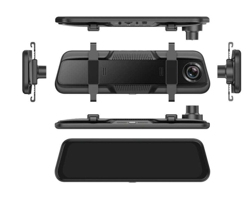 Front and Rear Dual Recording Rear View Mirror Dash Cam - Image 5