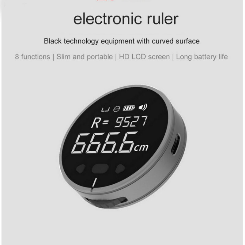 Distance Measuring Instrument Electronic Measuring Ruler Tape Measure High Definition - Image 2
