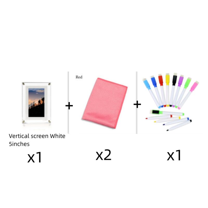 Digital Acrylic Video Player Digital Photo Frame Vertical Display With 1GB And Battery Type C - Image 6