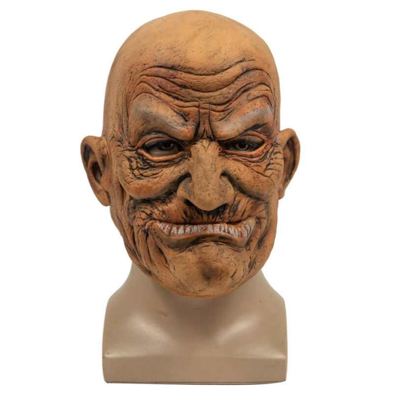 Old Bald Man Halloween Party New Latex Mask Funny Horror Cosplay Masks Props - Image 4