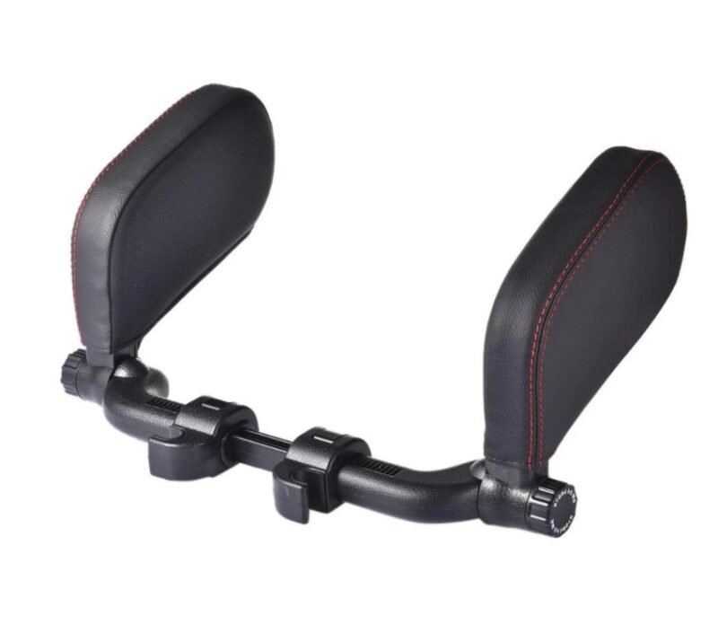 Car headrest pillow Sleep Adjustable Side Car Soft Travel Seat Headrest Auto Leather Support Neck Pillow - Image 7