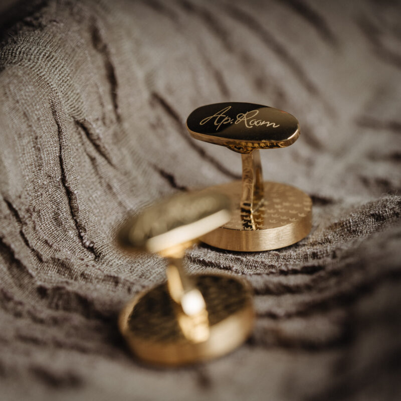 Men's Business Casual French Gold Sleeves - Image 3
