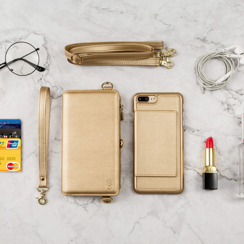 Mobile Phone Case Zipper Hand Holding Strap To Protect The Holster