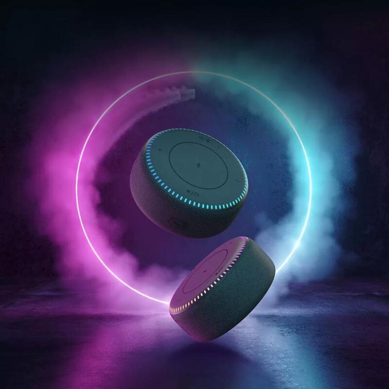 Wireless Charger Bluetooth Speaker White Noise 20W Max - Image 3